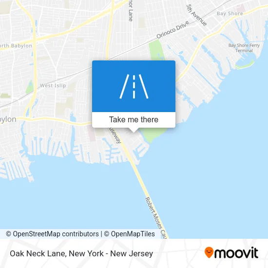 Oak Neck Lane map