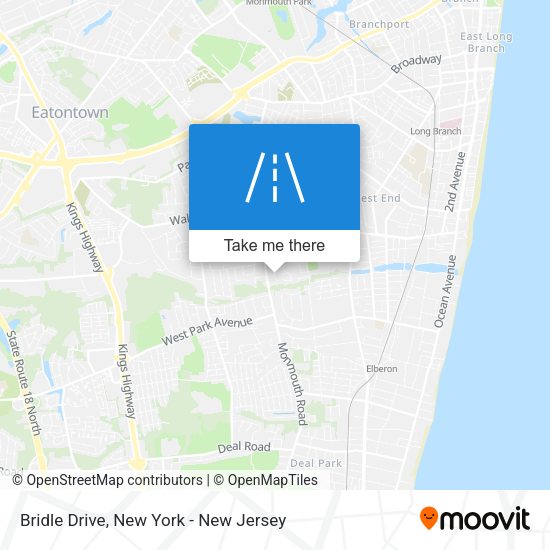 Mapa de Bridle Drive