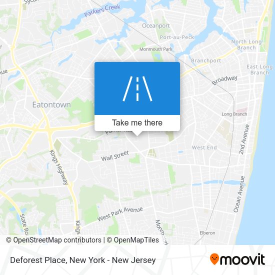 Mapa de Deforest Place
