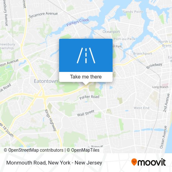 Mapa de Monmouth Road