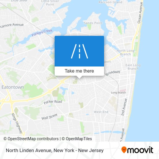 Mapa de North Linden Avenue
