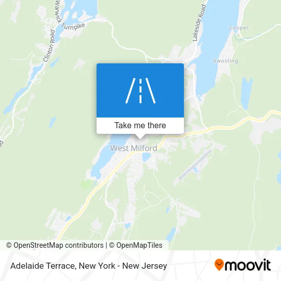 Adelaide Terrace map