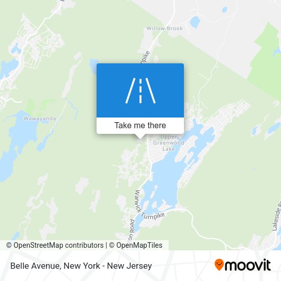 Mapa de Belle Avenue