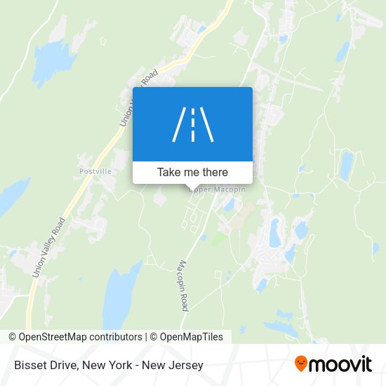 Bisset Drive map