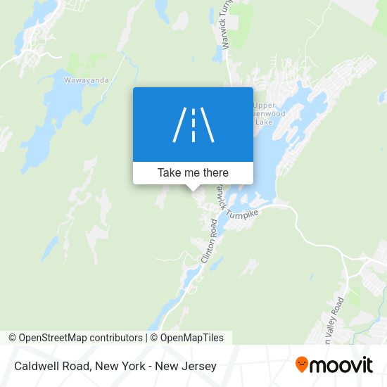 Mapa de Caldwell Road