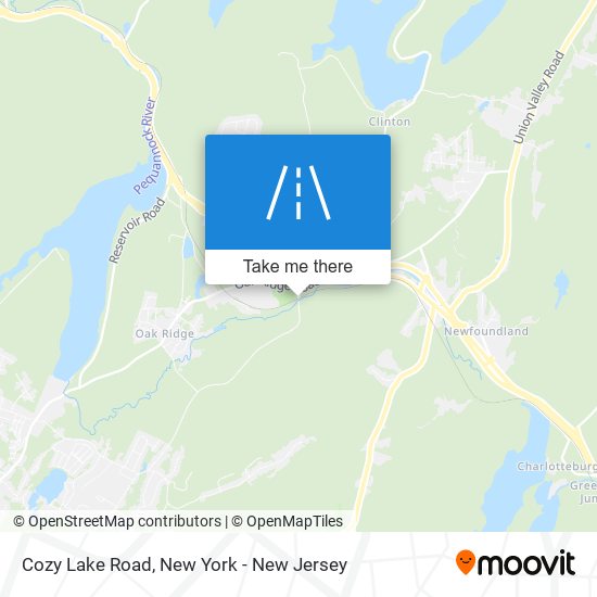 Mapa de Cozy Lake Road