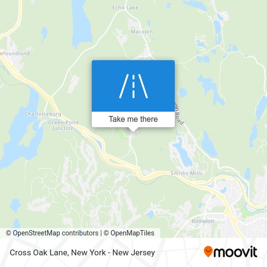 Mapa de Cross Oak Lane