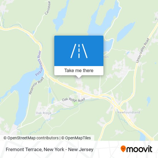 Fremont Terrace map