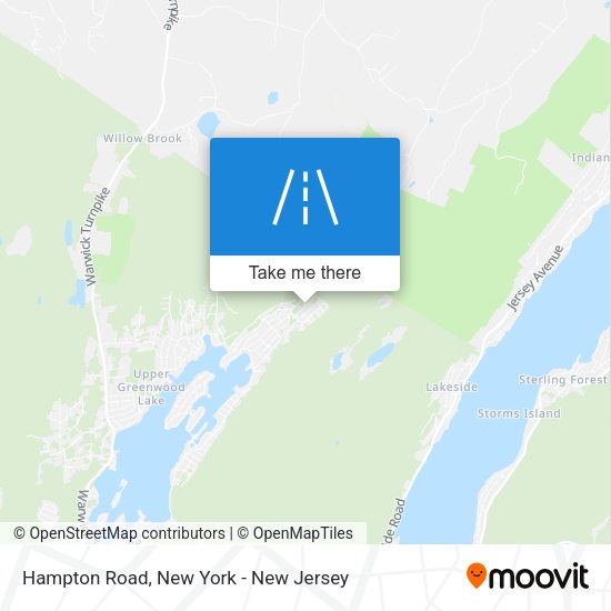 Mapa de Hampton Road