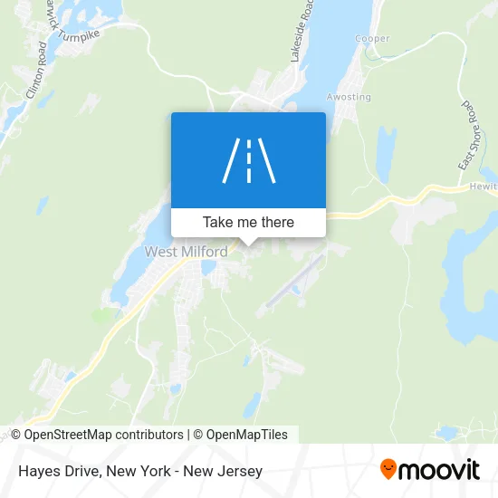 Hayes Drive map