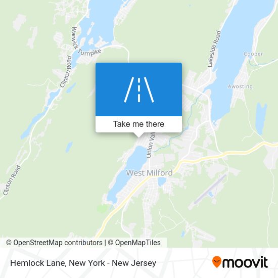 Mapa de Hemlock Lane