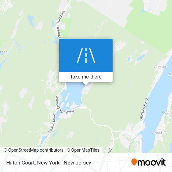 Mapa de Hilton Court
