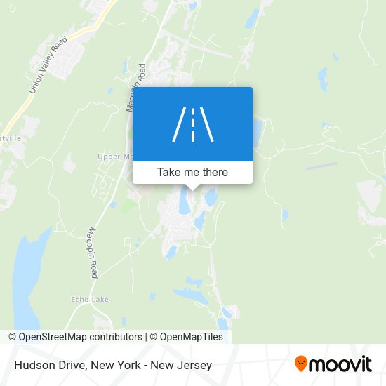 Mapa de Hudson Drive