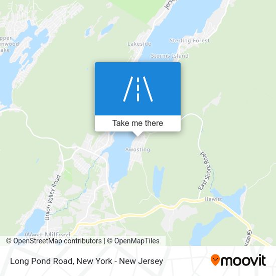 Long Pond Road map