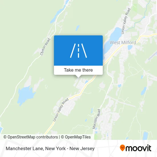 Manchester Lane map