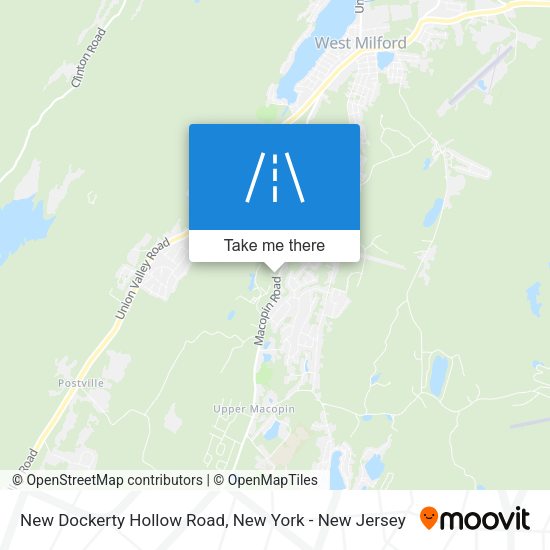 New Dockerty Hollow Road map