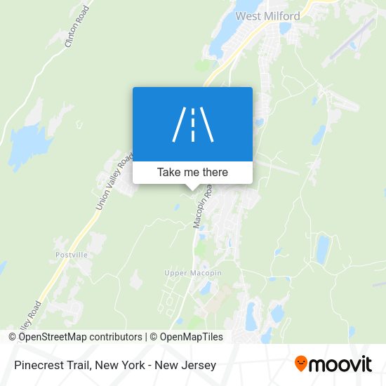 Mapa de Pinecrest Trail