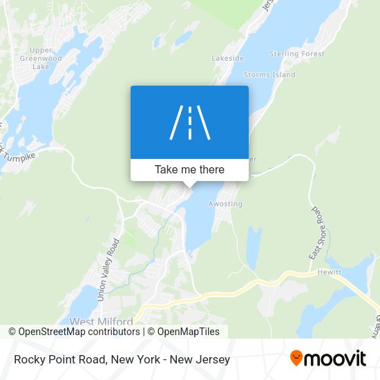 Mapa de Rocky Point Road