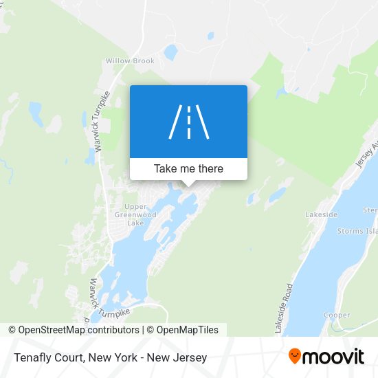 Tenafly Court map