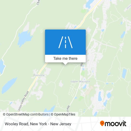 Wooley Road map