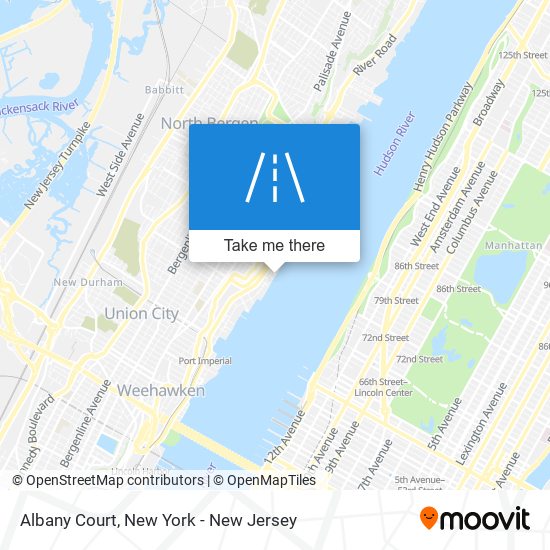 Albany Court map