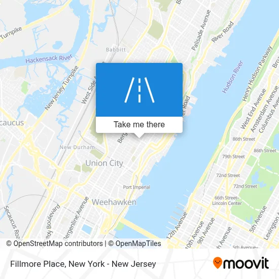 Fillmore Place map
