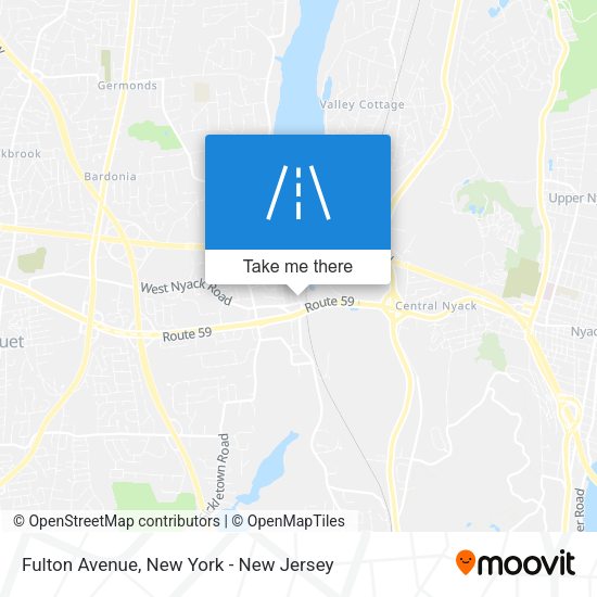 Mapa de Fulton Avenue