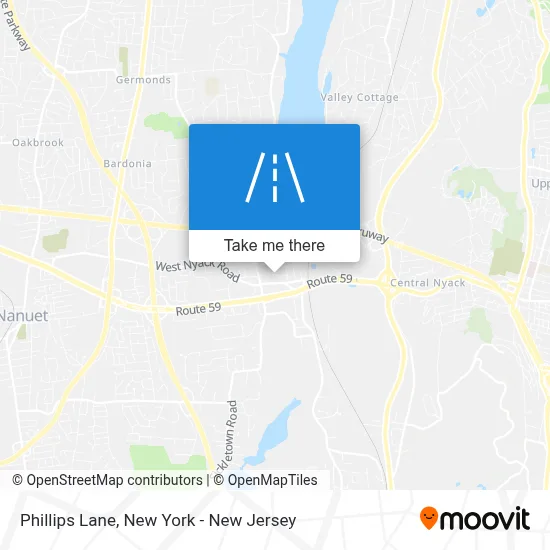 Phillips Lane map