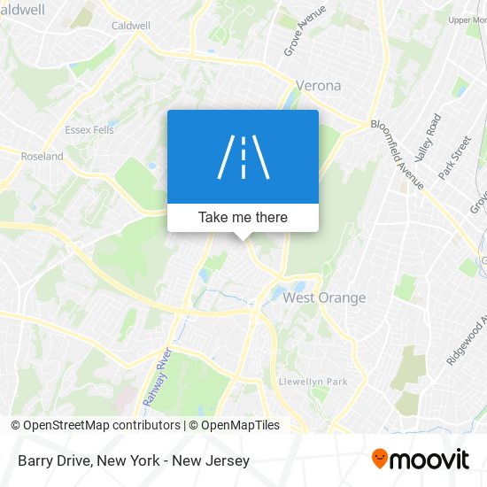 Barry Drive map