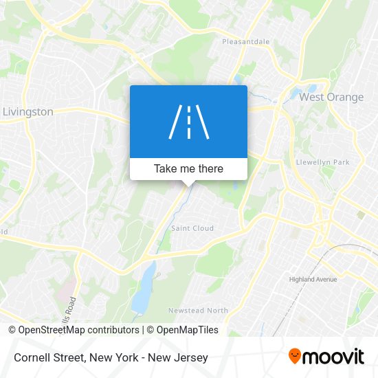 Mapa de Cornell Street