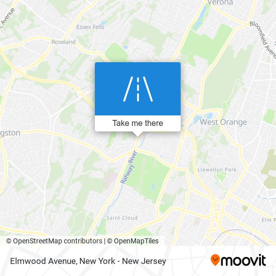 Mapa de Elmwood Avenue