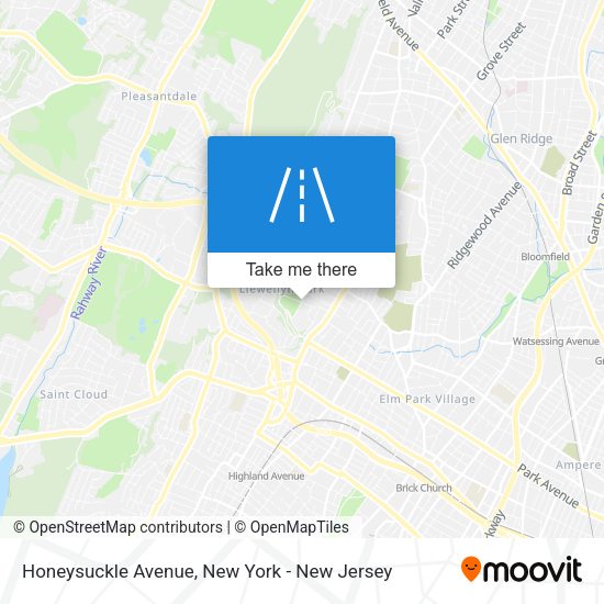 Mapa de Honeysuckle Avenue
