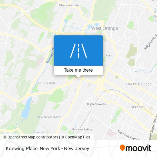 Koewing Place map