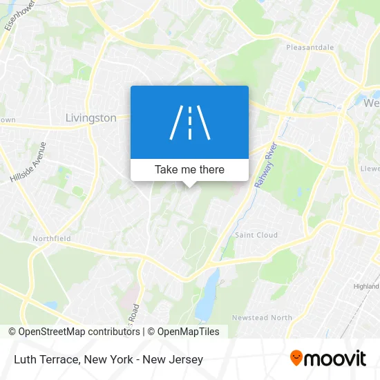 Luth Terrace map