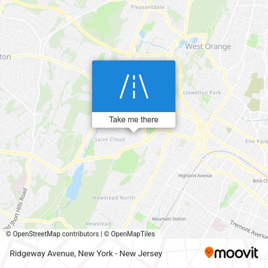 Mapa de Ridgeway Avenue