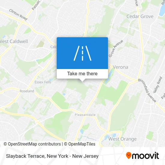 Slayback Terrace map