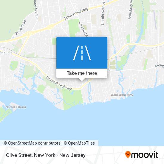 Mapa de Olive Street
