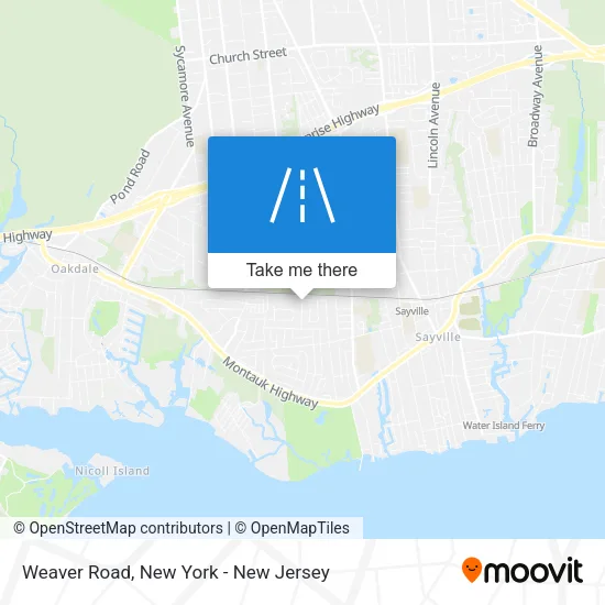 Mapa de Weaver Road