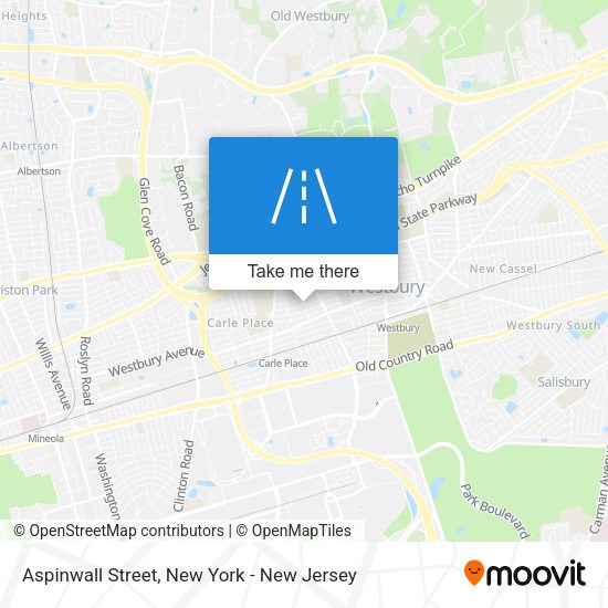 Mapa de Aspinwall Street