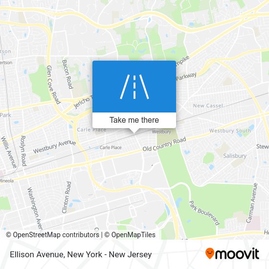 Mapa de Ellison Avenue