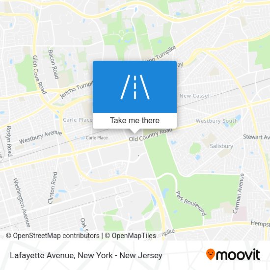 Lafayette Avenue map