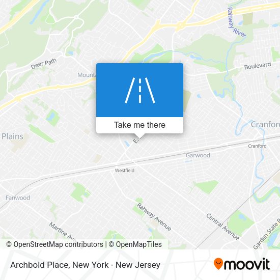 Mapa de Archbold Place
