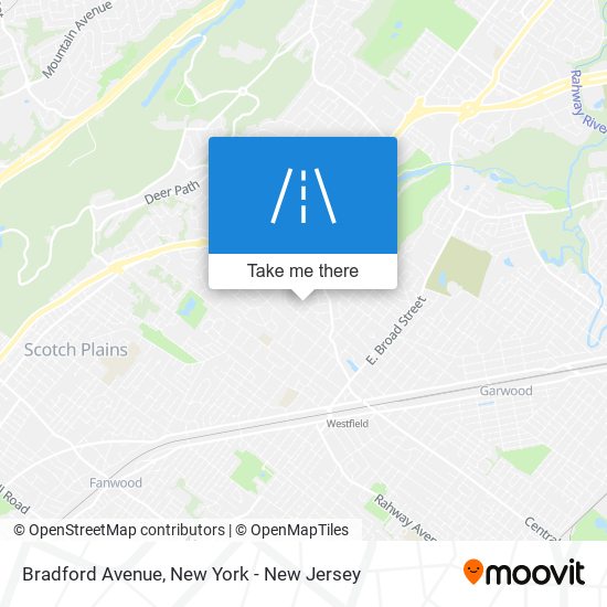 Mapa de Bradford Avenue