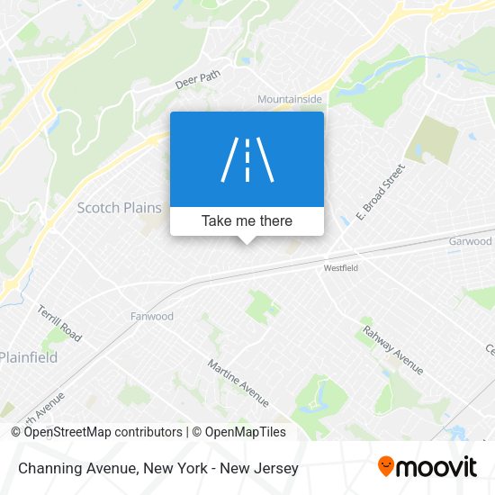 Mapa de Channing Avenue