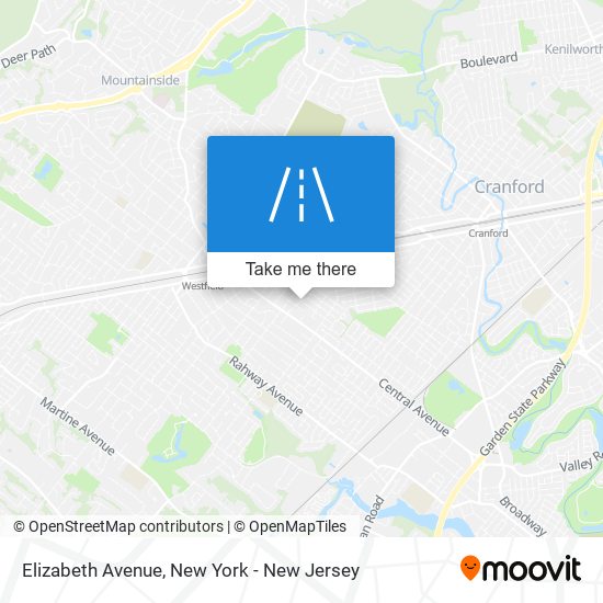 Elizabeth Avenue map