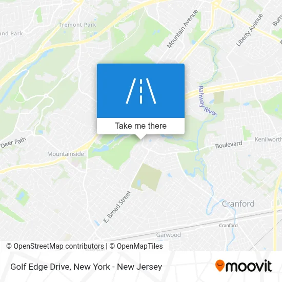 Golf Edge Drive map