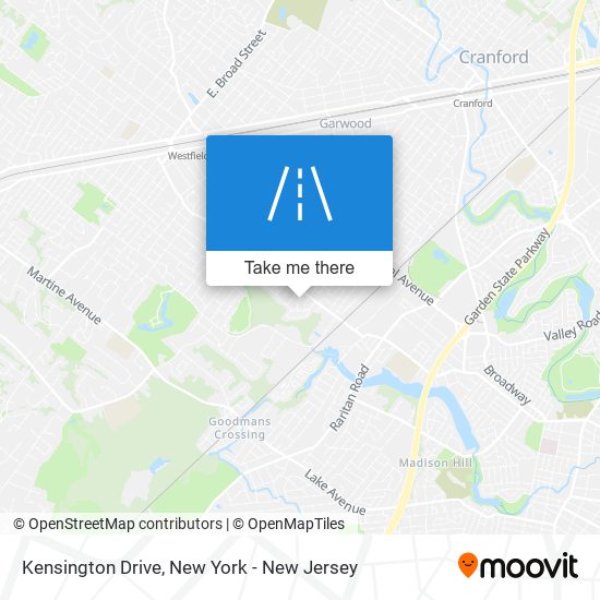 Kensington Drive map