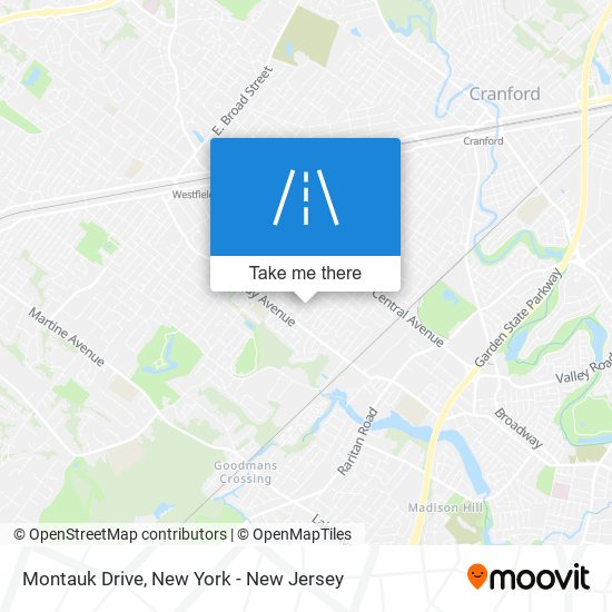 Montauk Drive map