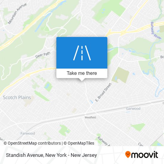 Mapa de Standish Avenue