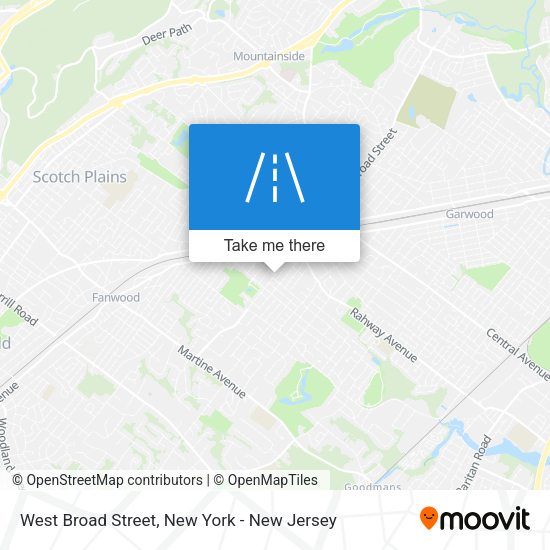Mapa de West Broad Street